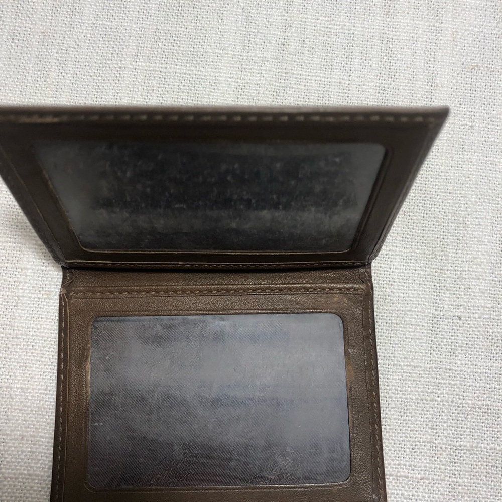Coach Slim Leather Wallet License Card Holder - Picture 3 of 6